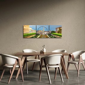 Kép - Brüsszel (órával) (90x30 cm)