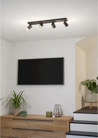 Eglo 901942 - LED RGBW dimmelhető spotlámpa MELITELLO-Z 4xLED/3,7W/230V fekete