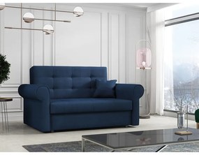 BELA SILVER 2 kinyitható kanapé tárolóhellyel - kék
