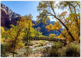 Poszterek 100x70 Híd Építészet Tájkép