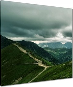 Vászonkép 90x90 Tátra Lengyel hegyek Kilátás