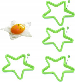 4X Kerek szilikon tojás forma Csillag