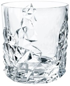 Sculpture Whisky Tumbler 4 db kristályüveg whiskys pohár, 365 ml - Nachtmann