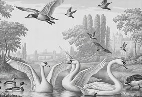 Divatos 3D Fali Tapéta Klasszikus táj 152x104 Ragasztóval