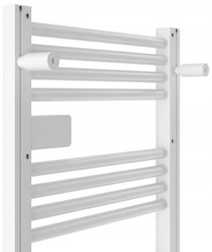 Erga Pago, elektromos radiátor 540x960 mm digitális termosztáttal, 500W, matt fehér, ERG-LAV-GRZE-E-ALU-960540-WH