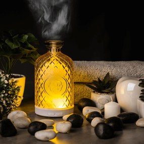 Ultrahangos aroma diffúzor, sárga, GILI