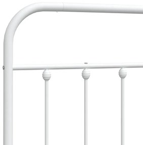fehér fém fejtámla 80 cm