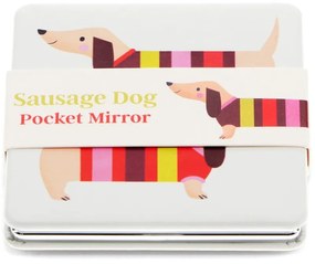 Kozmetikai nagyítós tükör 7x7 cm Sausage Dog – Rex London
