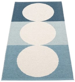 Kék-krémszínű kültéri-beltéri szőnyeg 70x140 cm Otto Sky – Pappelina