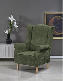 Hermes fotel olíva