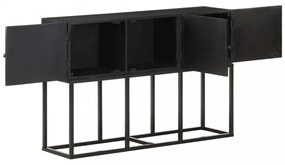 tömör mangófa tálalószekrény 115 x 30 x 76 cm