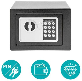 Digitális széf 2 típusban - kicsi, fekete