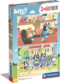 Bluey Imagination 2x60 db-os puzzle Clementoni