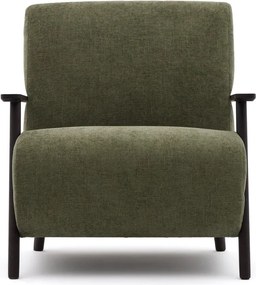 Zöld zsenília fotel Meghan – Kave Home