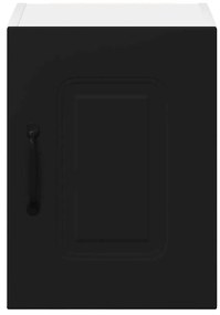 Fali konyhaszekrény 2 pcs Fekete 30 x 31 x 40 cm Faanyag