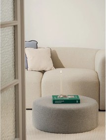 Szürke gyapjú puff Folk – noo.ma