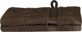 vidaXL Vendégtörölköző SOLUND 2 pcs Barna 15 x 21 cm 550 gsm