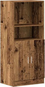vidaXL antik fa színű szerelt fa konyhaszekrény 57x41,5x131,5 cm