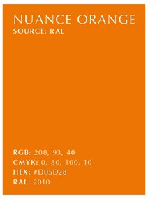 Narancssárga LED függőlámpa fém búrával ø 31 cm Asteria Mini – UMAGE