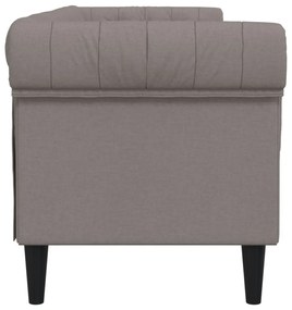 tópszínű 3 személyes szövet Chesterfield kanapé