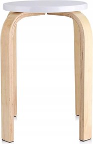 Konyhai Szék Kerek fehér csúszásgátló ülőfelület 30 cm