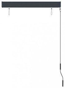 kék és fehér kültéri roló 100 x 250 cm