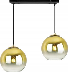 Függő Lámpa Mennyezeti Csillár Arany Üveg Lámpabúra Konyha Nappali