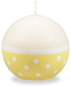 Sweetness fehér-sárga gyertya, égési idő 22 óra - Unipar