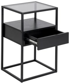 ZEIN fekete éjjeli szekrény