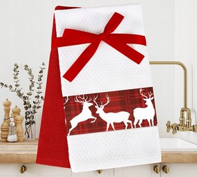 Karácsonyi szett karácsonyi törlőkendő törölköző Last Xmas Red