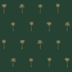 Esta Home pálmafás tapéta, zöld