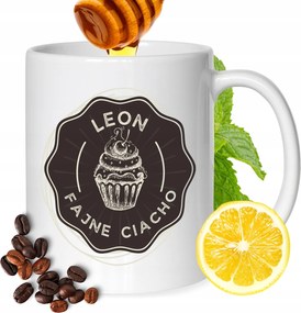 Leon Férj Barát Bögre Nyomtatott Fehér 330ml