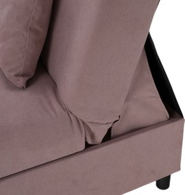 Kihúzható kanapé, rózsaszín, ALADA