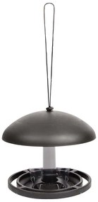 Modern stílusú felakasztható önadagolós madáretető, 19 cm átmérőjű