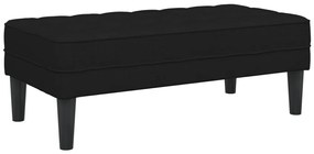Pad Black 113x57x39 cm Szövet