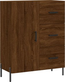 vidaXL barna tölgy színű szerelt fa tálalószekrény 69,5 x 34 x 90 cm