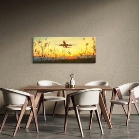 Kép a repülőgép felszállásáról (120x50 cm)