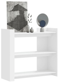 fehér szerelt fa tálalóasztal 100 x 35 x 90 cm