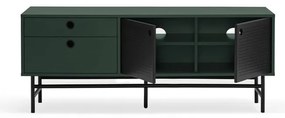 Sötétzöld TV-állvány 140x52 cm Punto - Teulat
