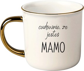 Bögre Fehér Arany Rant Ajándék Vicces Anyák Napja Csodálatos, Hogy Anya Vagy