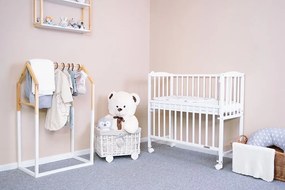 Gyermek babaöböl kiságy New Baby MATEO 90x40 cm fehér