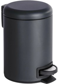 Wenko Leman pedálos szemetes 3 l, fekete, 3 l