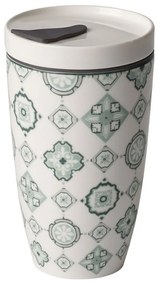 Like To Go zöld-fehér porcelán utazóbögre, 350 ml - Villeroy &amp; Boch