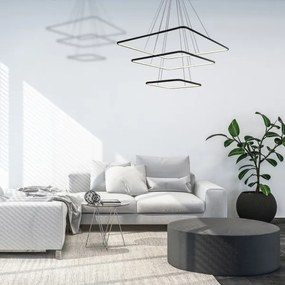 LED Csillár zsinóron NIX LED/117W/230V fekete