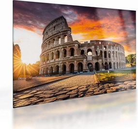 Kép - Colosseum Rómában (üvegen) (70x50 cm)