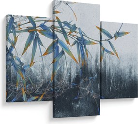 Kép - bambusz a falon (90x60 cm)