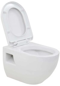 Fehér kerámia fali WC csésze