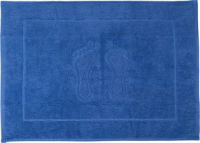 Szállodai törölköző lábtörlő fürdőszoba szőnyeg Rosa 70x50 cm 650g/m2 kék