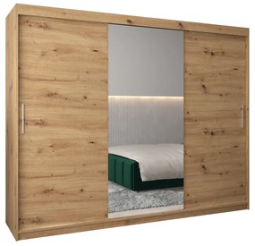 Ruhásszekrény 250 cm Toki 1 (artisan tölgy + artisan tölgy). 1064953