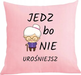 Párna párnahuzat Klasszikus Nagymama egyél, mert nem fogsz megnőni Nagymama napja